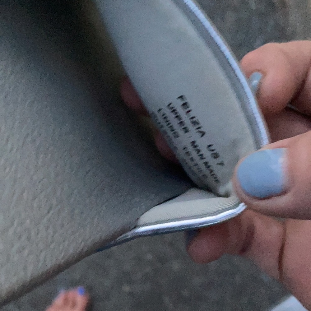 Silver bebe slides - Picture 4 of 5